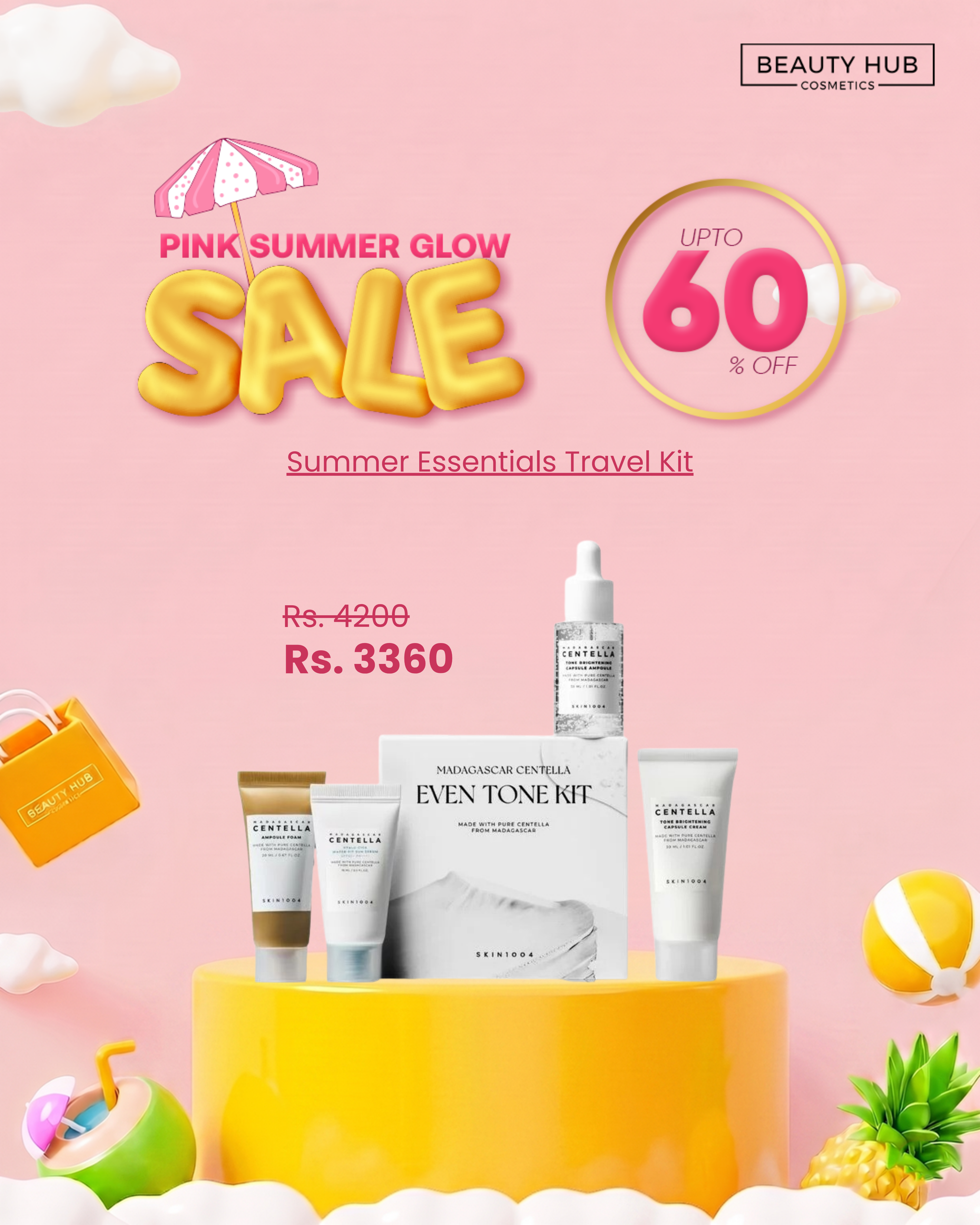 Pink glow summer sale